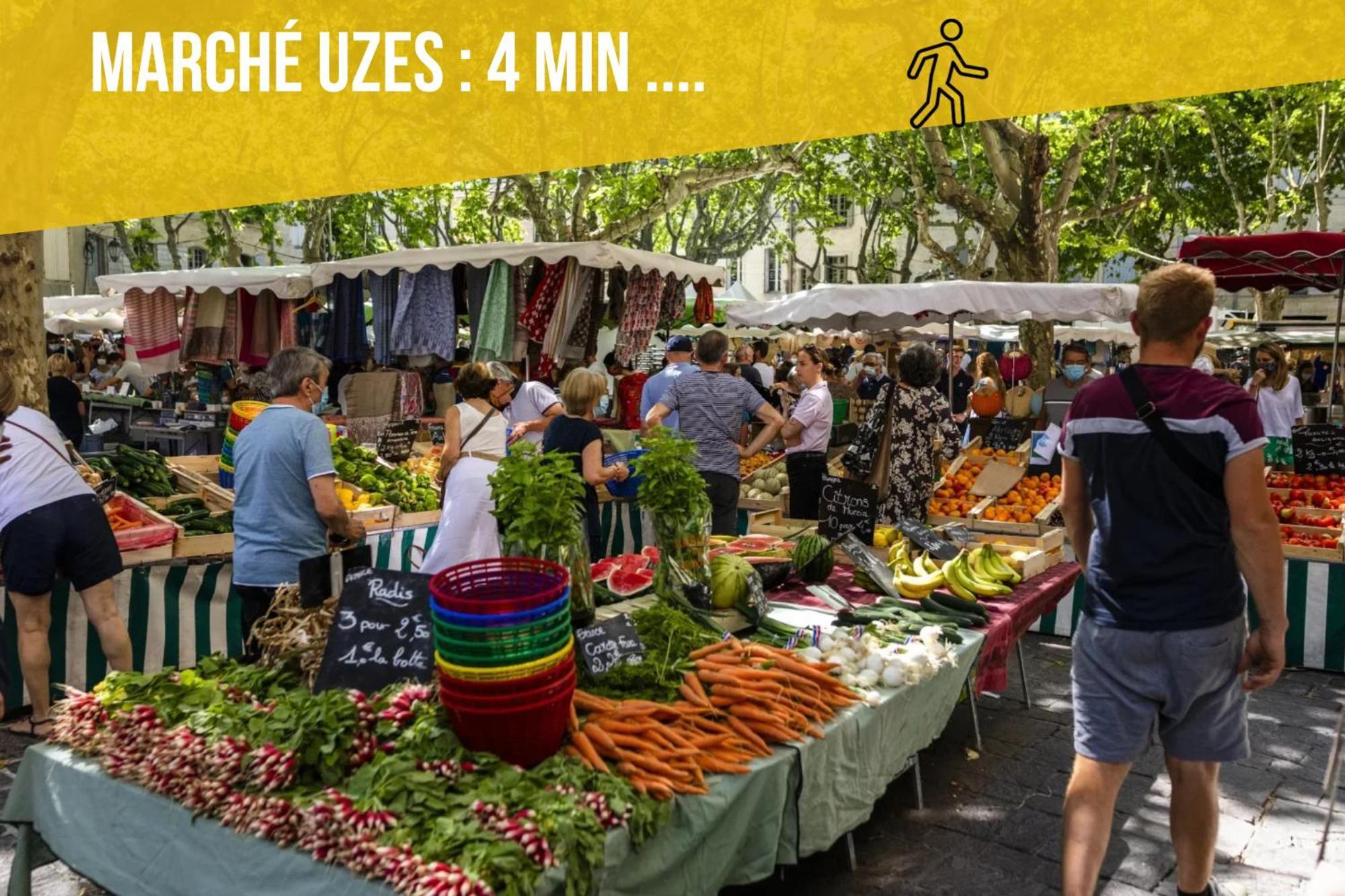 Ulysse, Appartement Spacieux Au Centre Historique D'Uzes En Rez-De-Chaussee Avec Exterieur, Proche Parking Des Marroniers Екстер'єр фото