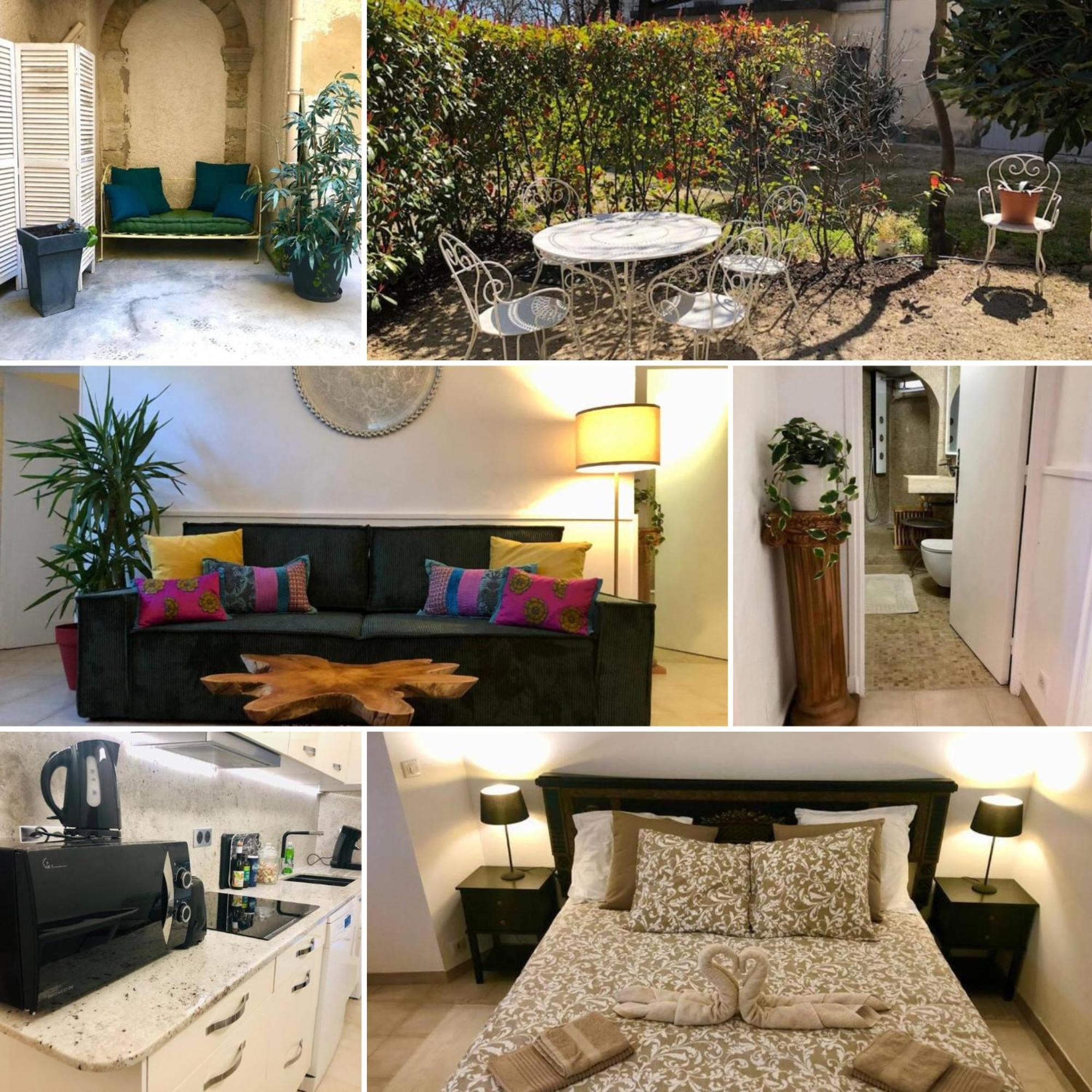 Ulysse, Appartement Spacieux Au Centre Historique D'Uzes En Rez-De-Chaussee Avec Exterieur, Proche Parking Des Marroniers Екстер'єр фото